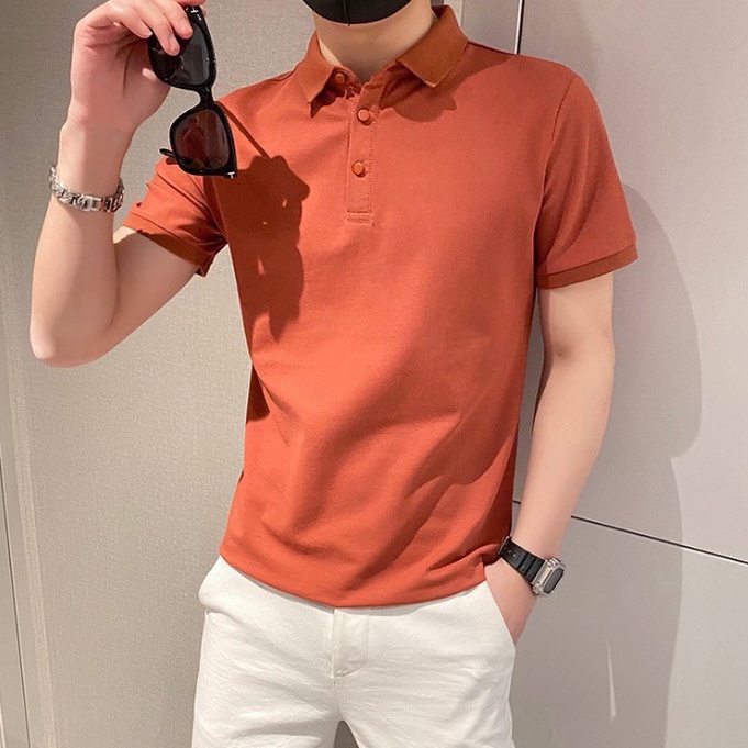 Áo Polo Nam cổ bẻ thun basic cộc tay vải cá sấu cotton phong cách trẻ trung chuẩn form nhiều màu AUTOMAN A11