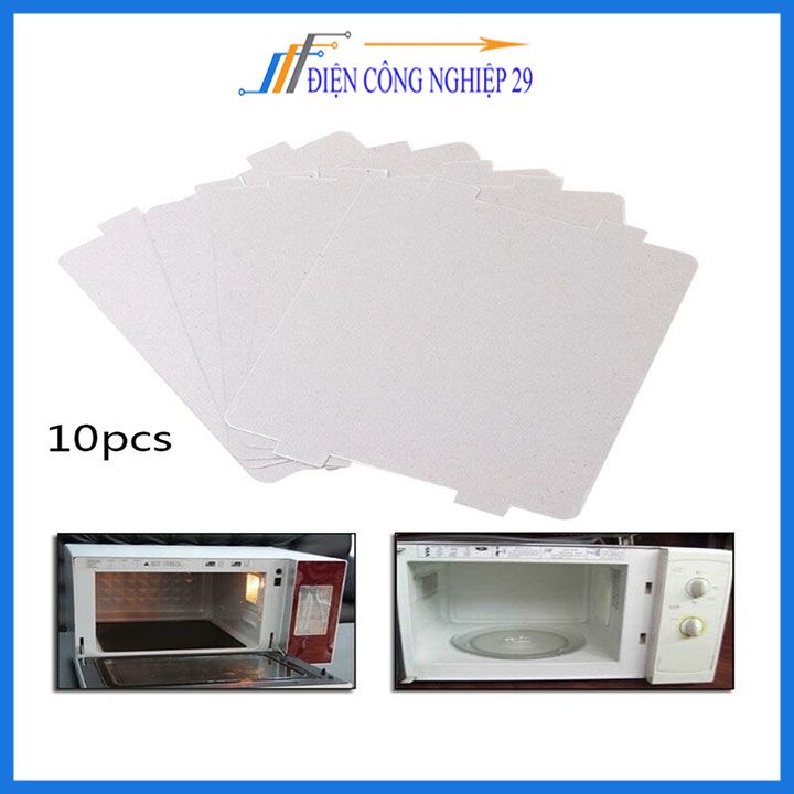 Tấm chắn sóng , tấm amiang lò vi sóng Media , Electrolux , Sharp 6.5x11.5cm chịu nhiệt độ cao.