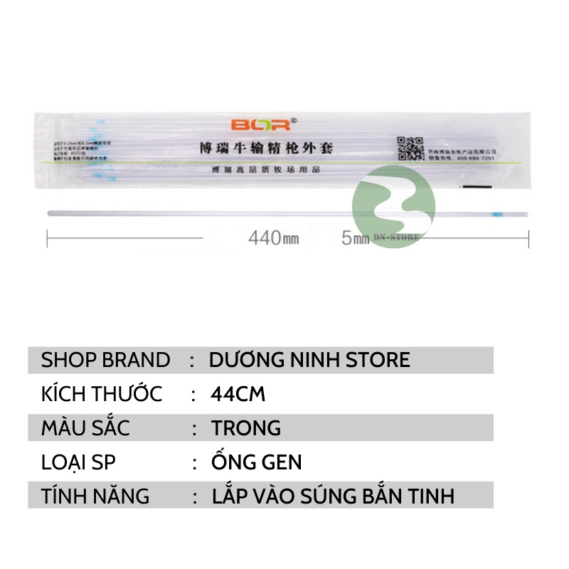 Ống gen Dương ninh bắn tinh cho bò gia xúc OG47