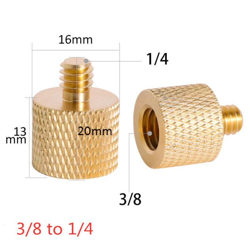 Đầu Chuyển Đổi Chân Đế Máy Ảnh 1 / 4 Sang 3 / 8 Ốc Vít 1 / 4 / 3 / 8 | BigBuy360 - bigbuy360.vn