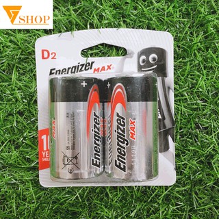 Combo 2 Vỉ Pin đại D Energizer Alkaline ( 1 vỉ 2 viên )