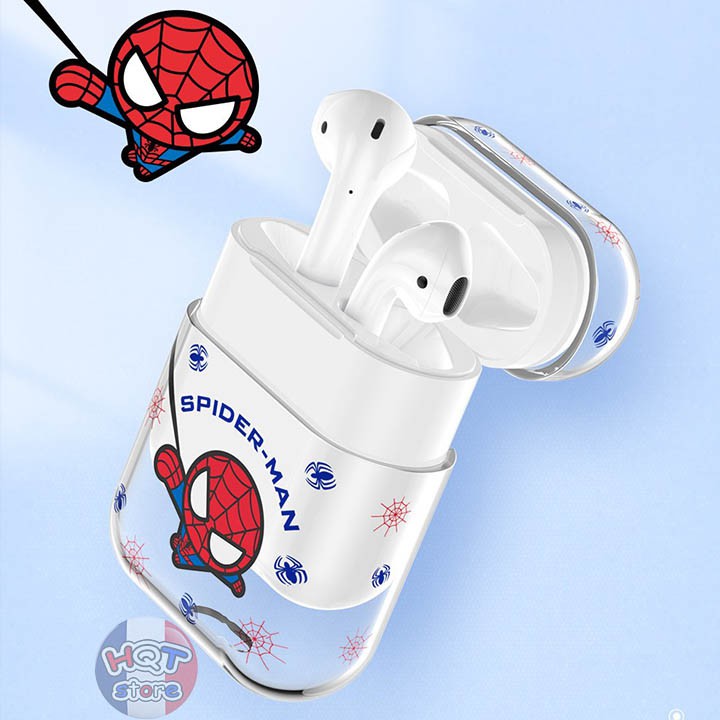 Case Trong Suốt Siêu Anh Hùng Marvel Avengers cho Airpods 1 / 2