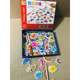 BỘ ĐỒ CHƠI CÂU CÁ 2 CẦN 32 CON