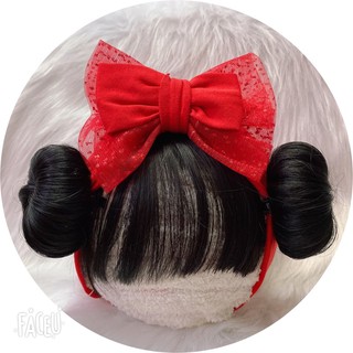 Mũ turban gắn tóc cho bé yêu