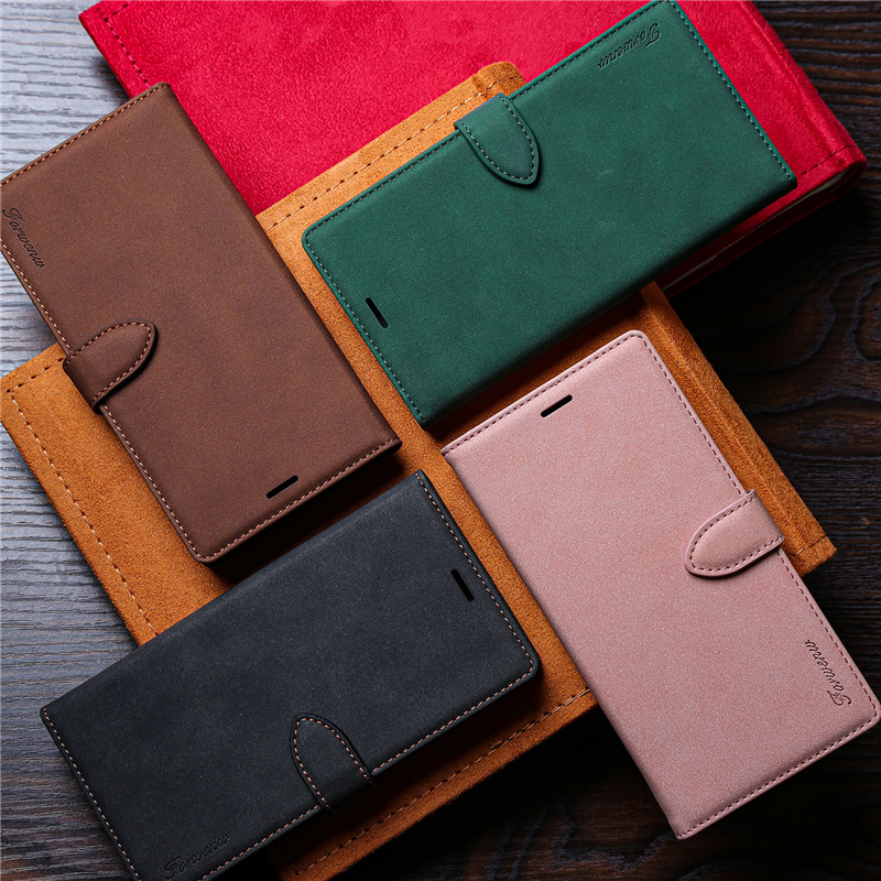 Casing Xiaomi Poco M3 X3 NFC 10T Lite Redmi 9T Note 8 Pro 8T Retro Magnetic Flip Leather Case Soft Shell Card Slot Holder Money Wallet Business Cover