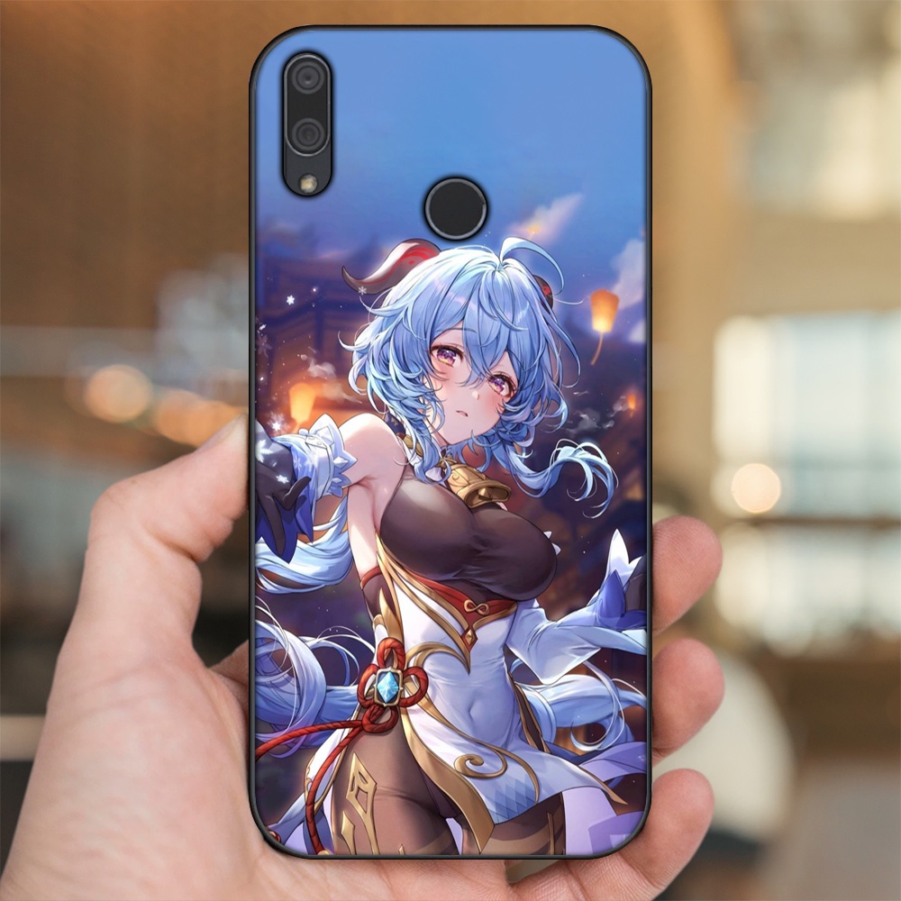 Ốp lưng Huawei Y9 2019 viền đen in hình Ganyu Genshin Impact
