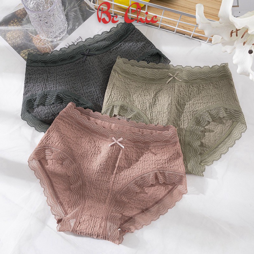 Quần Lót Nữ , Quần Lót Nữ rệt kim siêu co giãn kháng khuẩn mã Q101 BC_CHIC LINGERIE