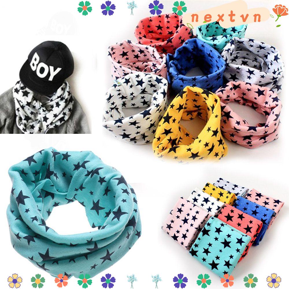 Khăn choàng cotton chống gió dành cho bé