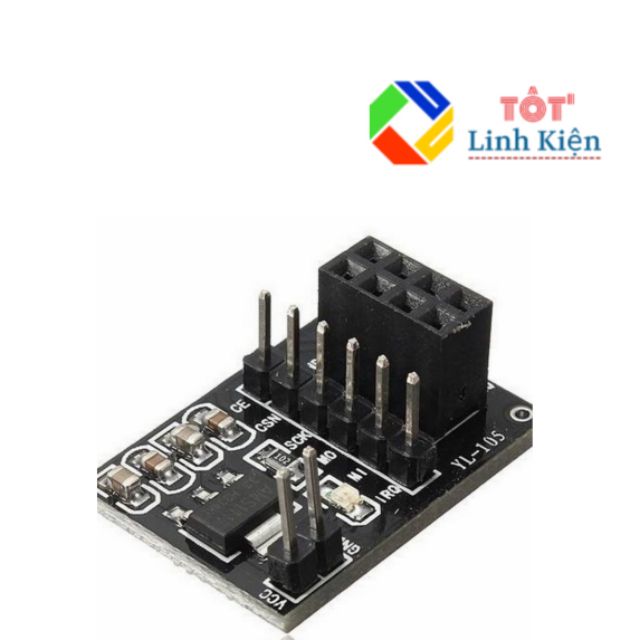 Module nguồn 3.3v ổn định thu phát cho NRF24L01 - Đế ra chân 8 pin NRF24L01