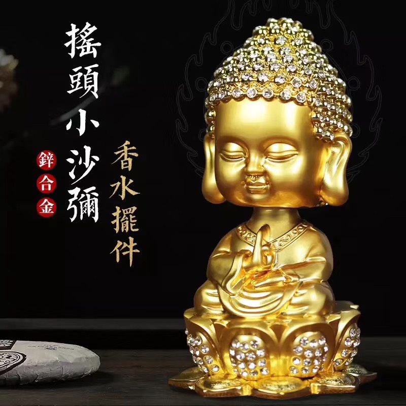 Phật thích ca mâu ni cao cấp để trên taplo xe ô tô đem lại tài lộc may mắn và bình an