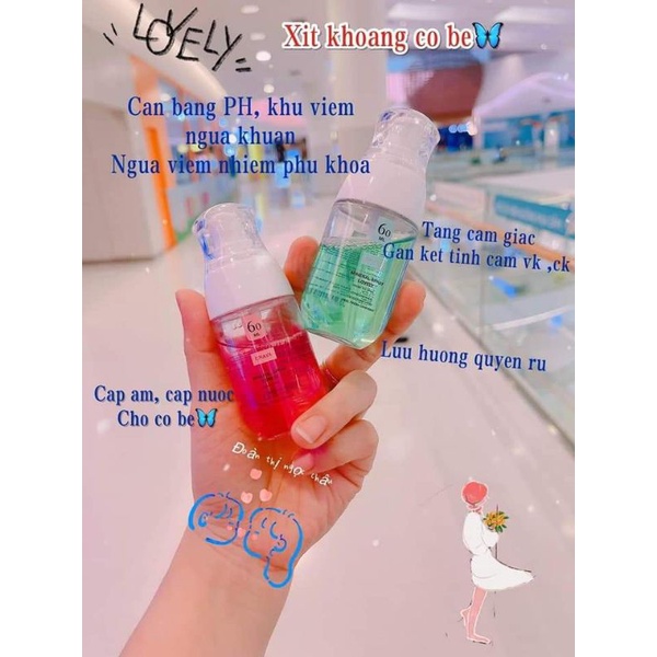 Xịt Khoáng Vùng Kín Onaya Rose & Green