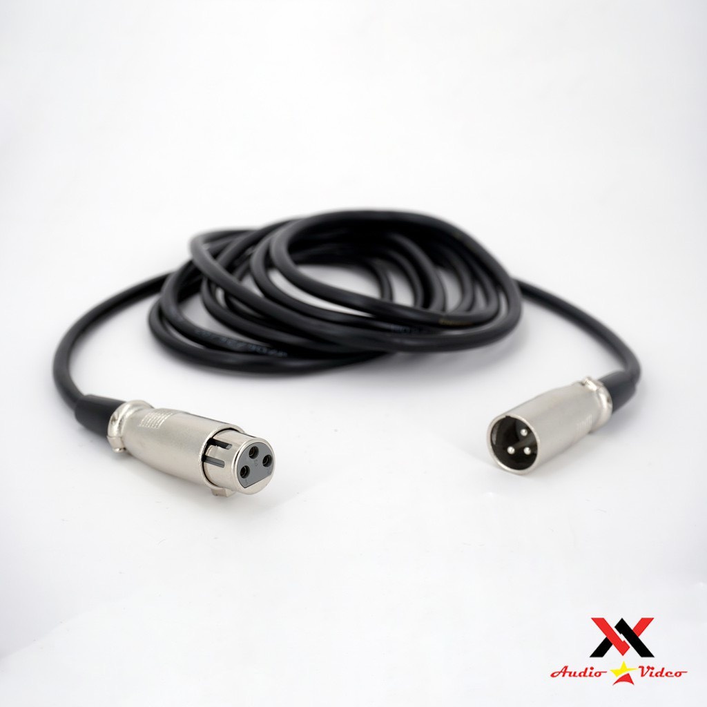 Dây cáp kết nối âm thanh chuẩn XLR-XLR dùng cho Micro, Soundcard cao cấp chống sôi, rè, hú..Bảo hành 6 tháng