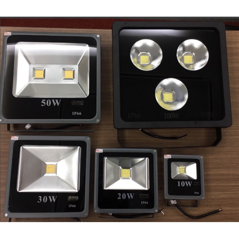 Đèn Pha Led Kenno 10W/20W/30W/50W 2 mắt