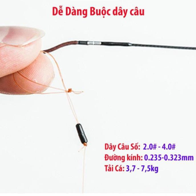 [SALE] Dây trục câu đài buộc sẵn đầy đủ các kích thước, cước câu - Top1VN