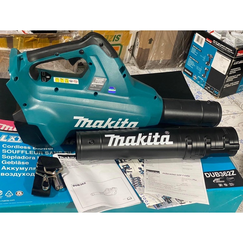 Máy thổi chạy pin Makita DUB362Z 18V - Thiết bị làm sạch hiệu quả, mạnh mẽ và tiện lợi