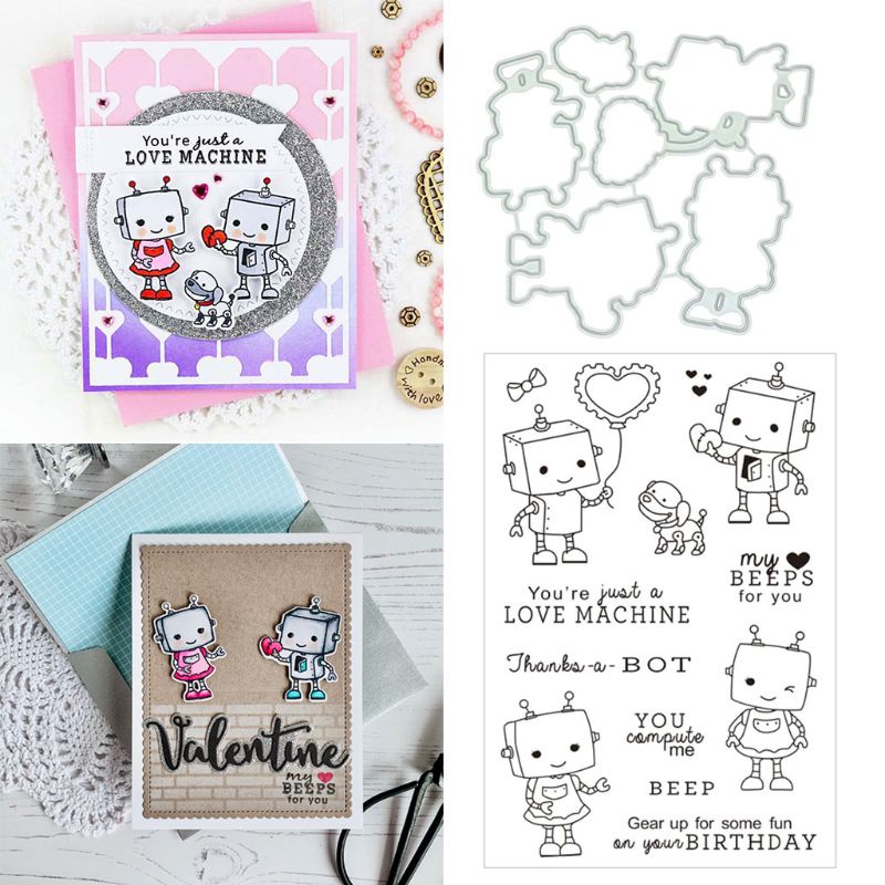Khuôn Cắt Giấy Làm Từ Kim Loại Hình Đồ Ăn Nhiều Tầng Trang Trí Scrapbook