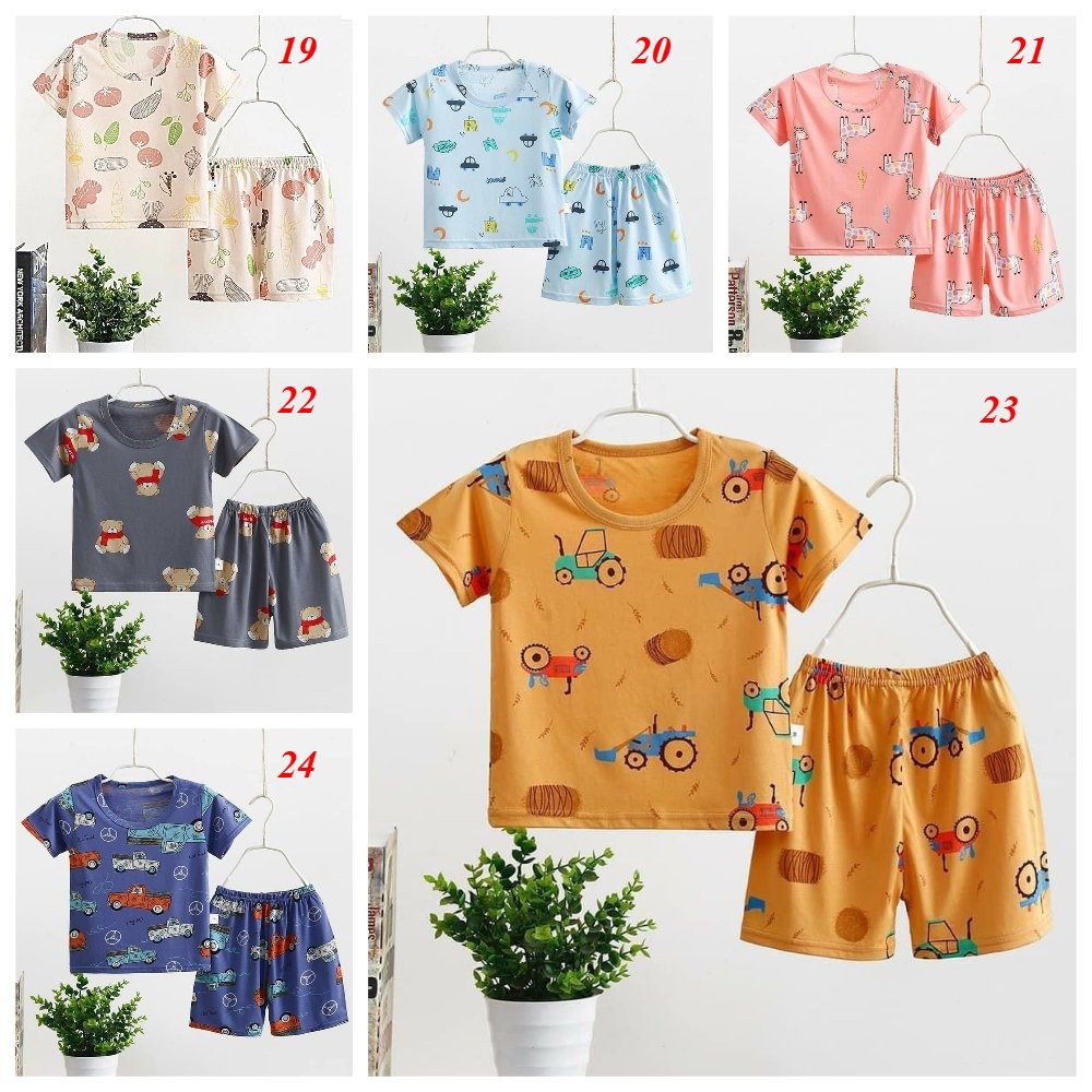 Sale !!! [ Bảng 2] Bộ Cộc Tay Cotton Lạnh Hàng Quảng Châu Cực Đẹp Cho Bé (Size NhỡTừ 15-21kg)(1449 )_Shop Phúc Yến