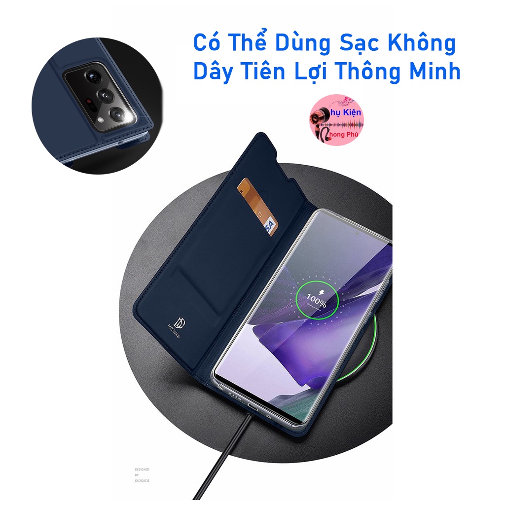 Bao Da Samsung Galaxy Note 20 Ultra Hiệu Dux Ducis Kiểu Dáng Gấp 2 Mặt Và Có Phối Ví Sang Trọng