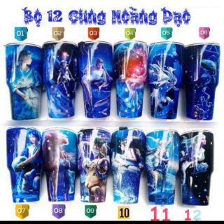 [ 12 cung hoàng đạo ] Combo Ly giữ nhiệt thái lan 900ml ( Tặng kèm túi xách ống hút và cọ rửa) cực kỳ đẹp chất lượng.