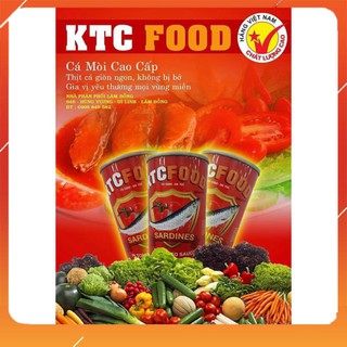 LỐC 10 HỘP CÁ MÒI XUẤT KHẨU KTC KIÊN GIANG