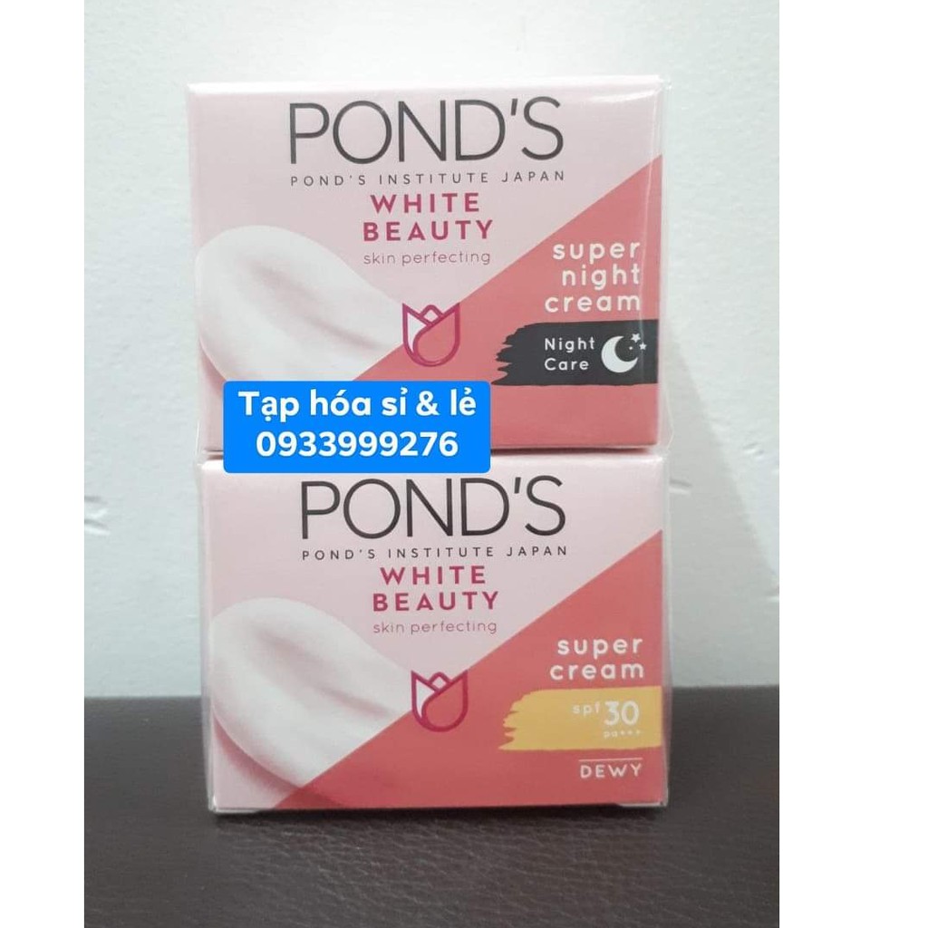 Kem dưỡng da Pond's trắng hồng ban đêm hoặc ban ngày 30g