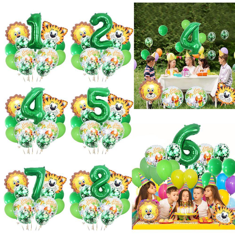 Bong Bóng Hình Số 1 Động Vật Trang Trí Tiệc Cho Bé