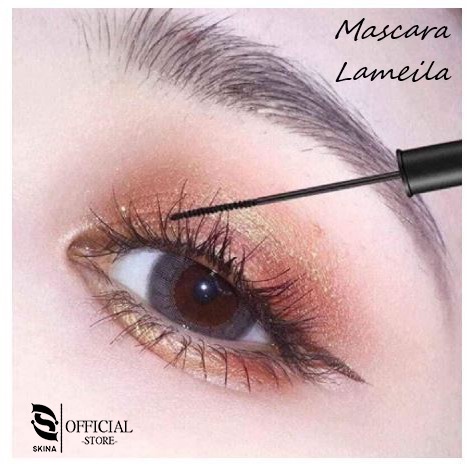 Mascara siêu mảnh Lameila chuốt mi dài mịn hàng nội địa Trung vỏ hồng | BigBuy360 - bigbuy360.vn