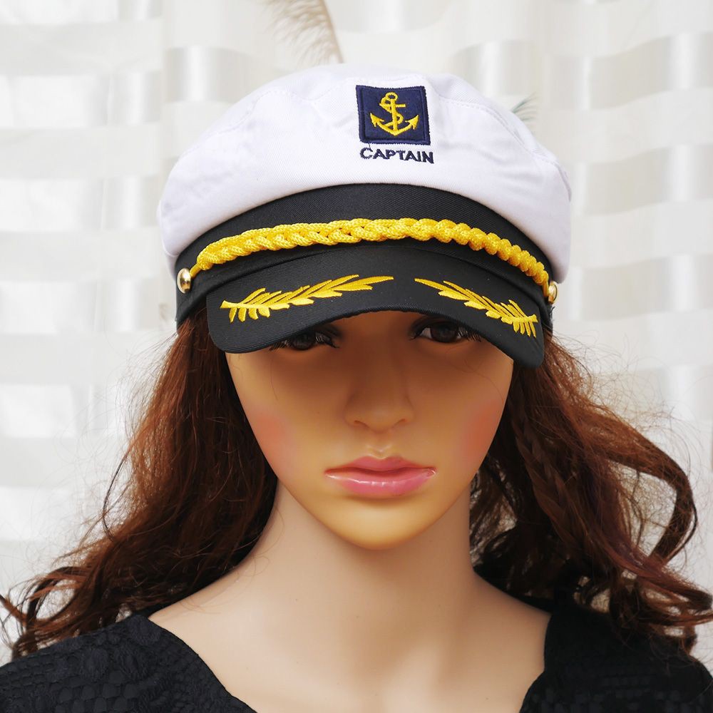 Mũ lưỡi trai thuyền trưởng hải quân hóa trang Halloween