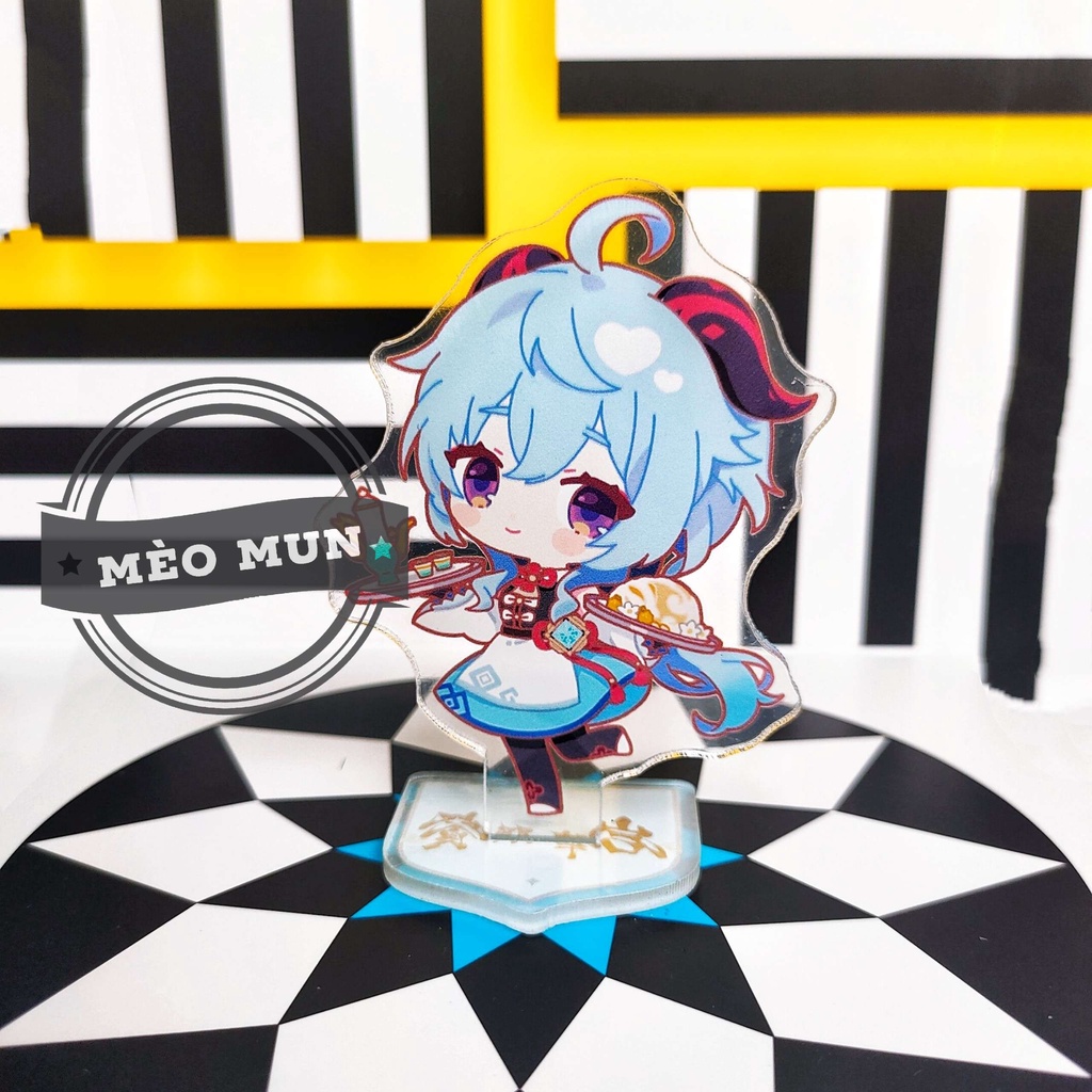 Mô hình standee nhân vật GANYU game Genshin Impact mẫu nhà hàng