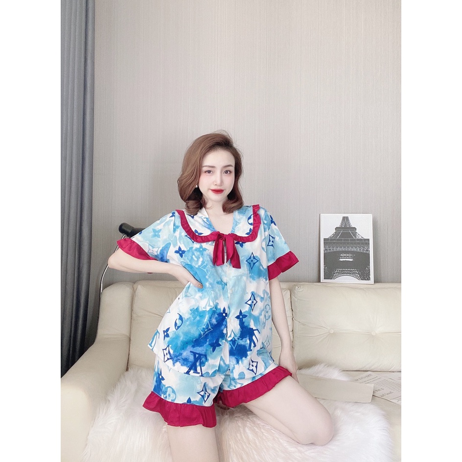 [ Bigsize 50-100kg] Bộ Đùi Lụa Trái Cây Đi Biển Cho Nàng Múp