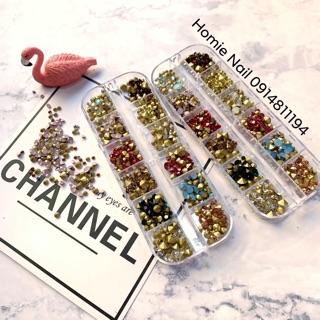 SET ĐÁ CHÂN NHỌN MIX SIZE 12 MÀU