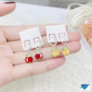 Khuyên tai quả táo, khuyên tai bạc ta cho bé, bông tai cho bé