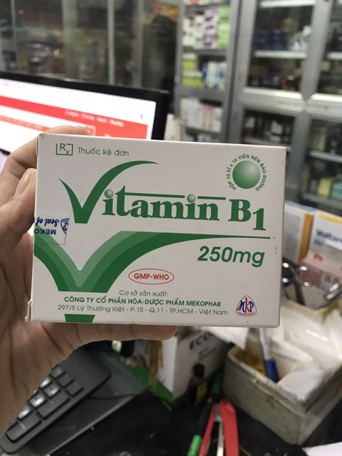 Vitamin B1 50mg và 250mg 100 viên