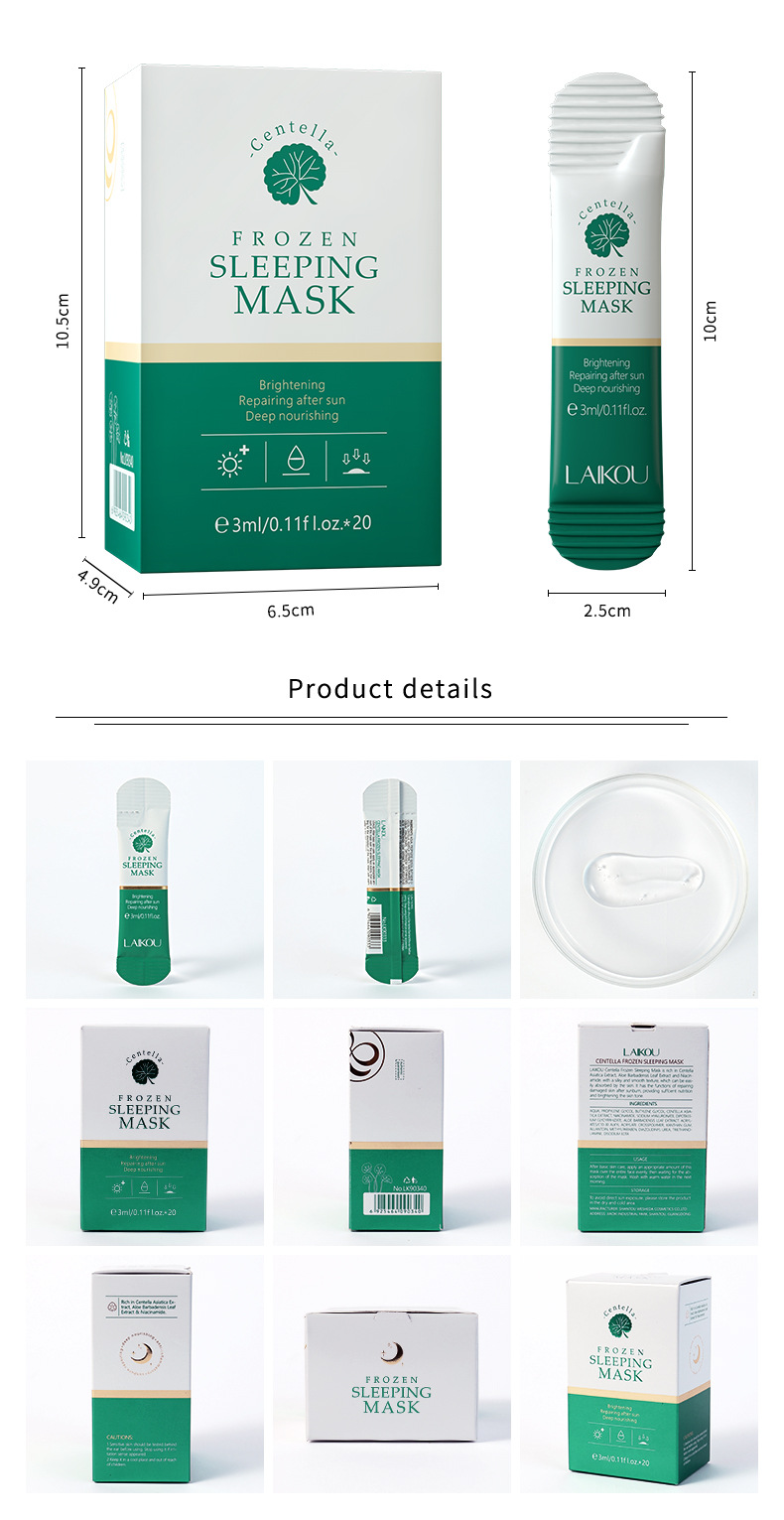 (Hàng Mới Về) Hộp 20 Miếng Phim Phim Asiatica Dưỡng Ẩm Hydrat Hóa Cho Da | BigBuy360 - bigbuy360.vn