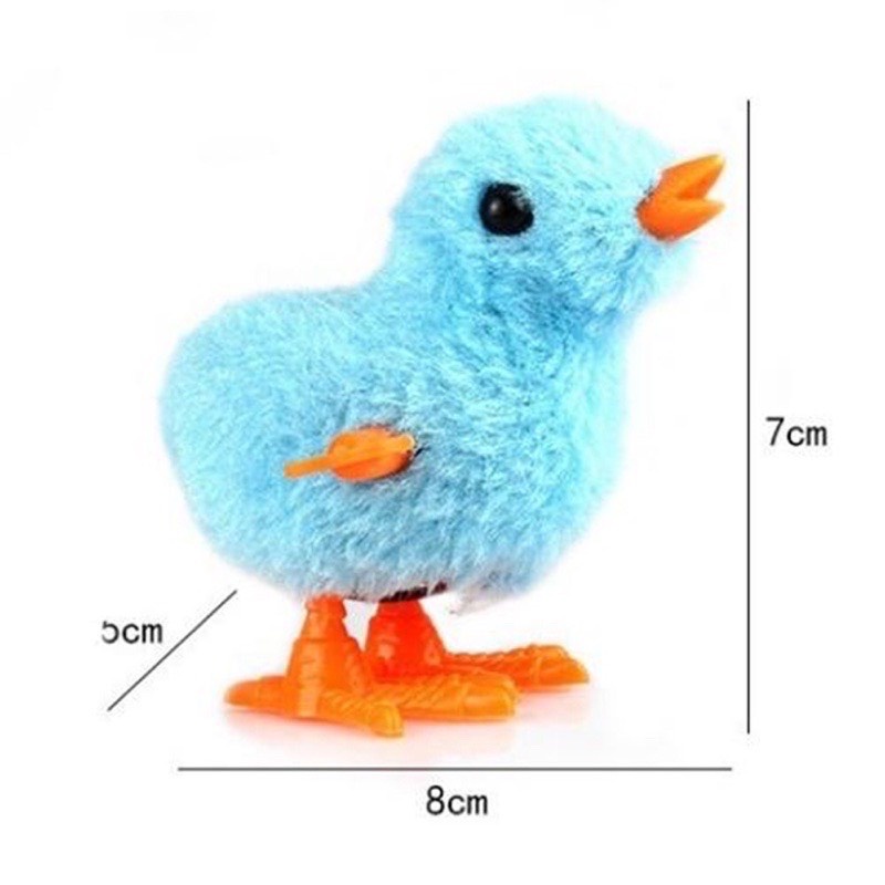 Gà con vặn cót biết nhảy vui nhộn cho bé, đồ chơi gà vặn cót nhiều màu sắc