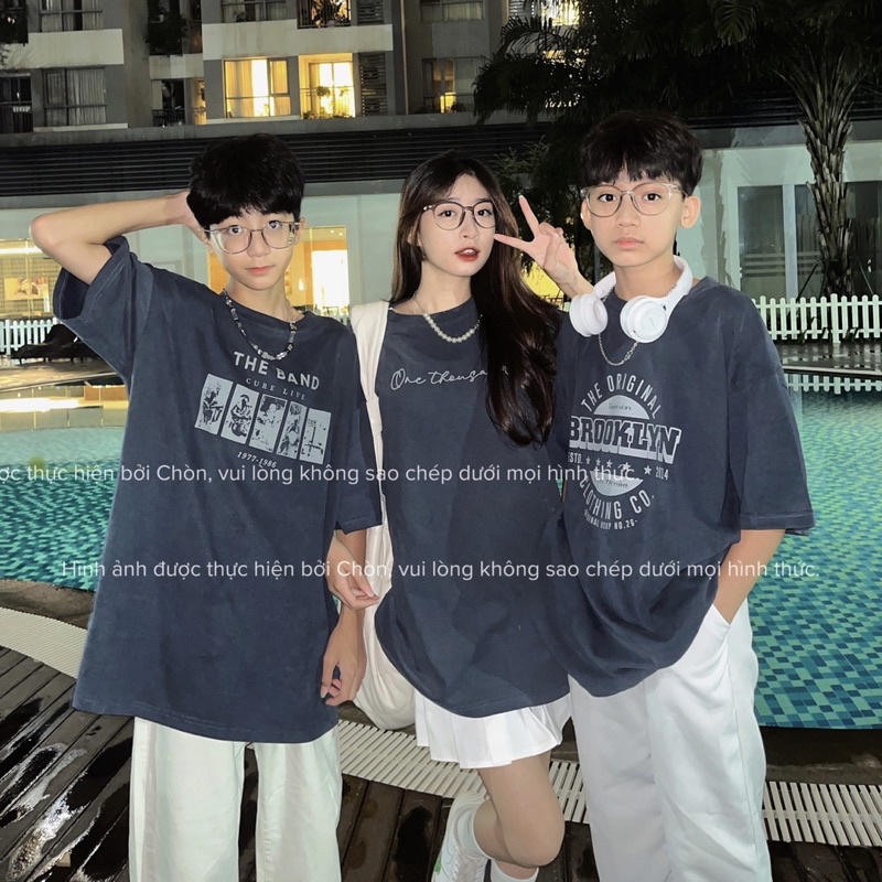 Áo thun 3158 MÀU NAVY hàng loại 1 chất dày dặn Cotton Unisex CHÒN CLOTHING