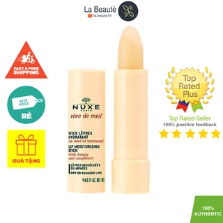 Nuxe Reve De Miel Lip Moisturizing Stick - Son Dưỡng Môi 4gr ( Date t9/2023)