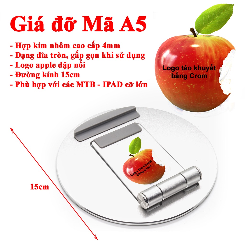 [Hàng đắt] Giá đỡ điện thoại hợp kim nhôm cho điện thoại, máy tính bảng, smartphone