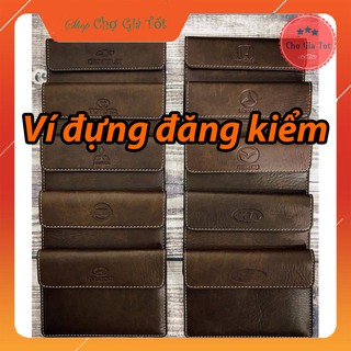 Ví đựng đăng kiểm ô tô dập nổi thương hiệu xe