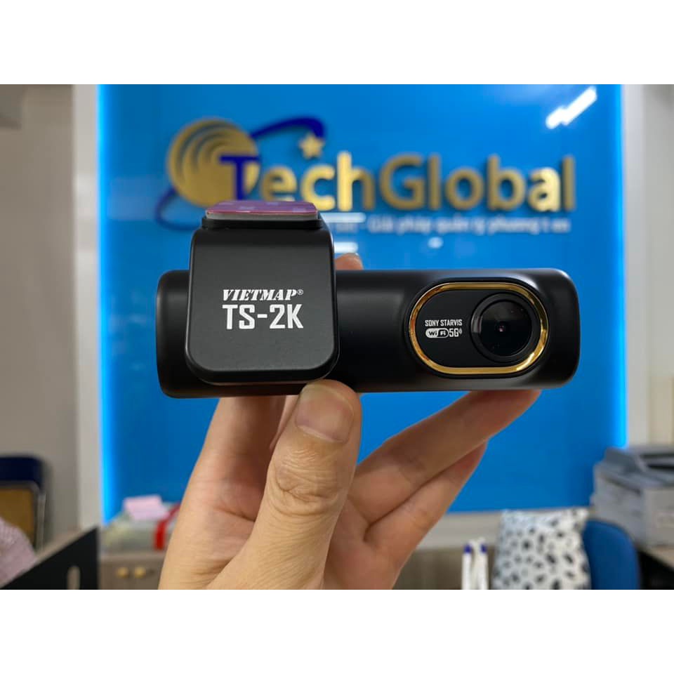 Camera Hành Trình Vietmap TS-2K Ghi Hình 2 Mắt - Thiết Kế Thỏi Son tặng thẻ nhớ 64gb
