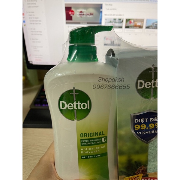 Sữa tắm DETTOL kháng khuẩn