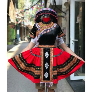 VÁY THỔ CẨM DÂN TỘC H'MÔNG TRẺ CON & NGƯỜI LỚN