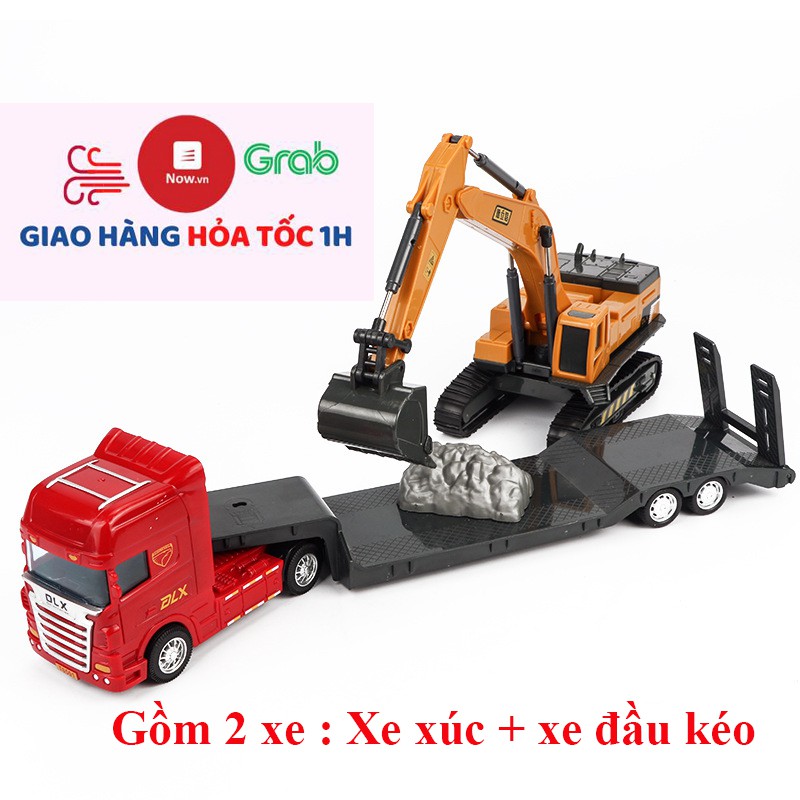 Tuyển tập xe đồ chơi mô hình xe đầu kéo KAVY các loại (gồm 2 xe) chi tiết sắc sảo, bền, đẹp nhựa ABS, màu sắc tinh tế