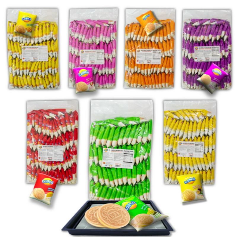 Bánh Cookies Lai Phú Kem Trái Cây Gói 1kg