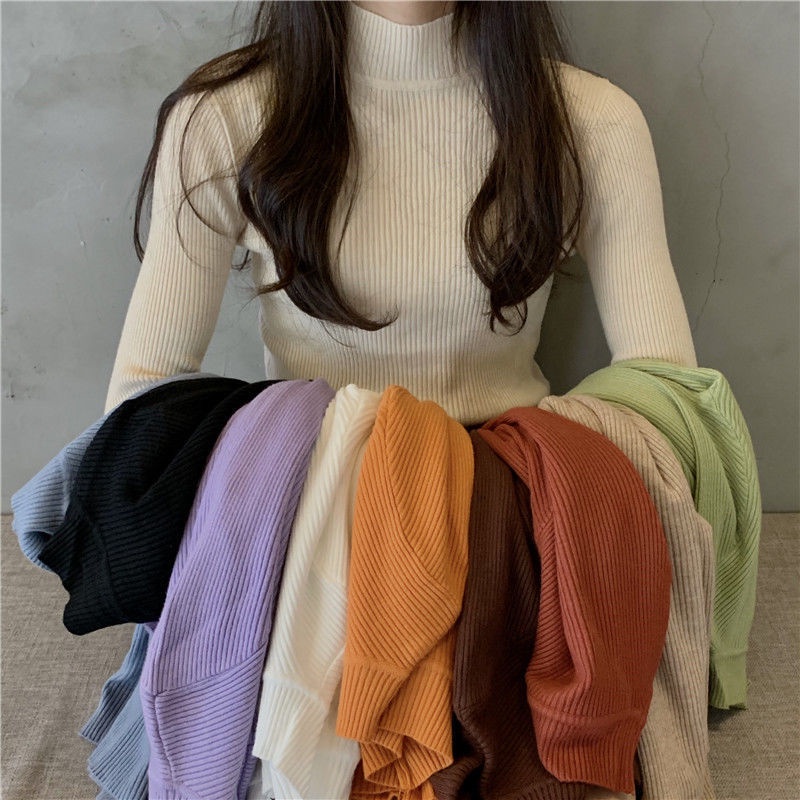 Áo Sweater cổ lọ thiết kế mới thời trang dành cho mùa thu đông