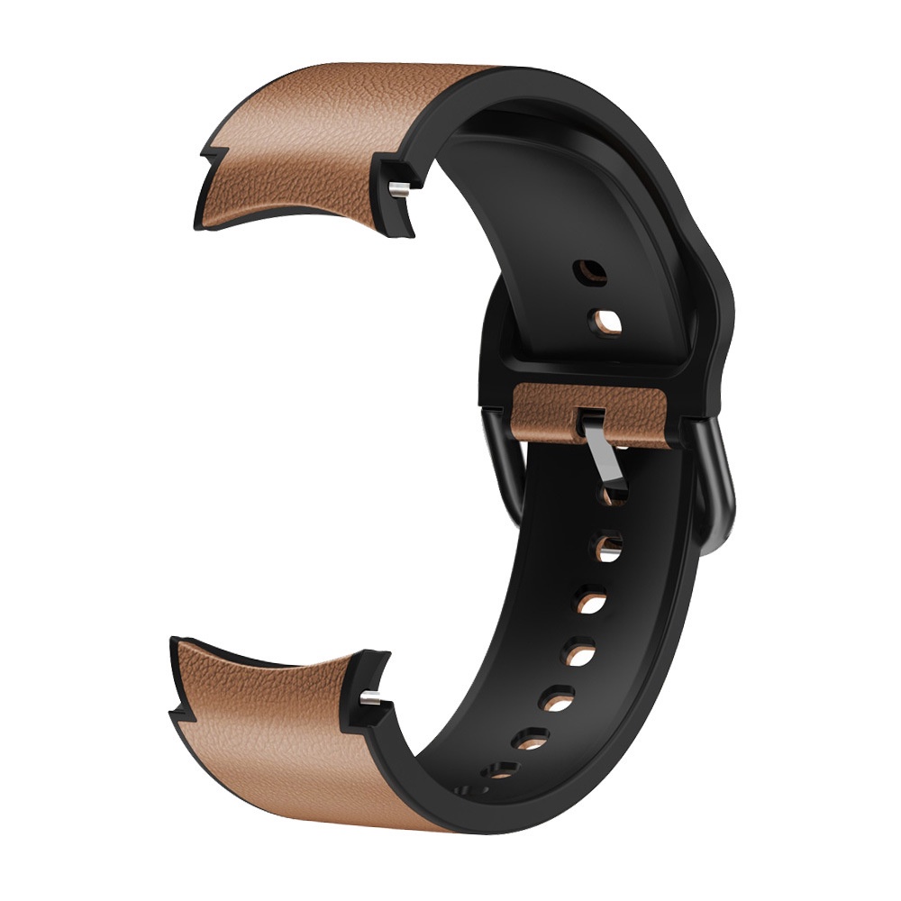 Dây Đeo Tay Bằng Silicone + Da 20mm Cho Đồng Hồ Thông Minh Samsung Galaxy Watch 4 Classic 42mm 46mm 44mm 40mm