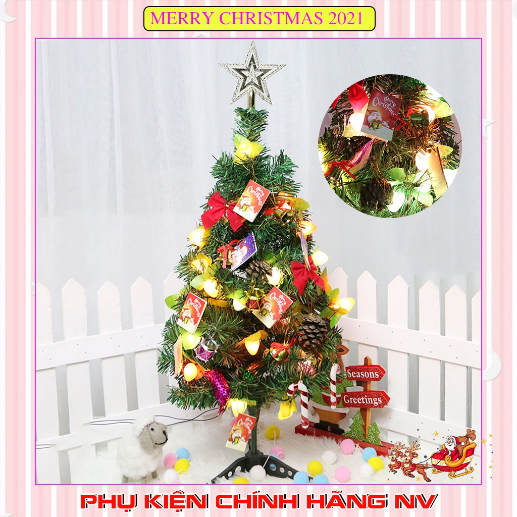 Cây thông noel mini 60cm để bàn trang trí nhà cửa, phòng khách, phòng ngủ cho mùa giáng sinh đẹp giá rẻ tại Thủ Đức