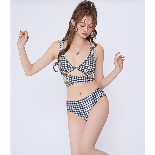 Bikini Nữ 2 Mảnh Quần Chip Họa Tiết Bin Sports BHV160
