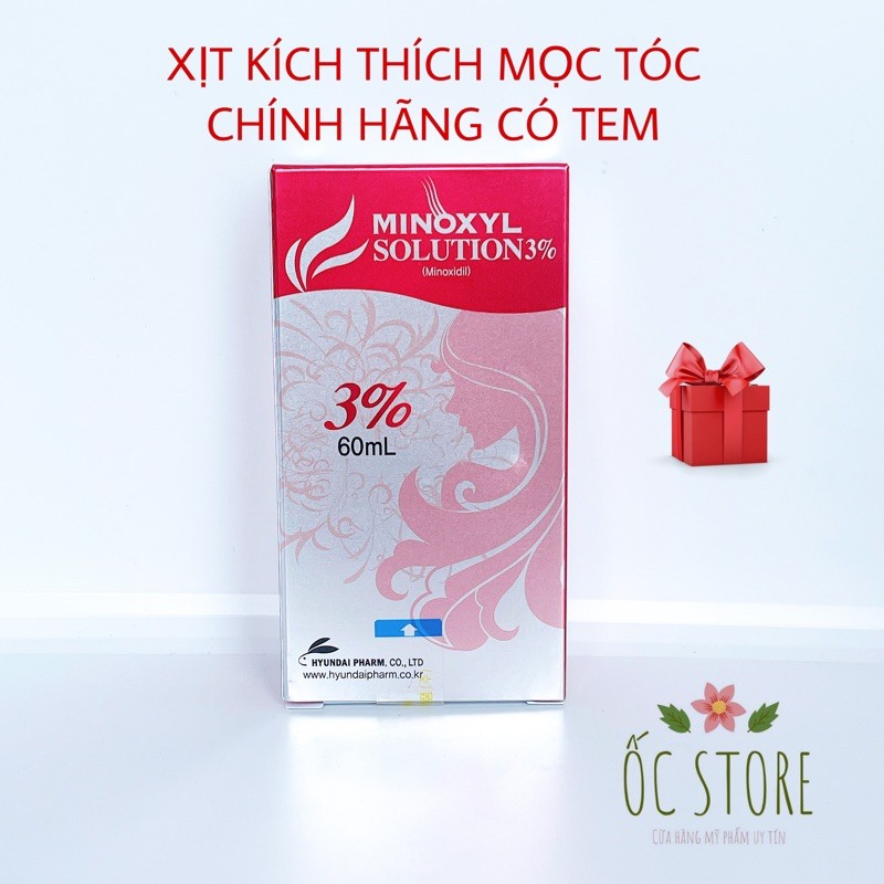 XỊT KÍCH THÍCH MỌC TÓC MINOXYL SOLUTION 3%