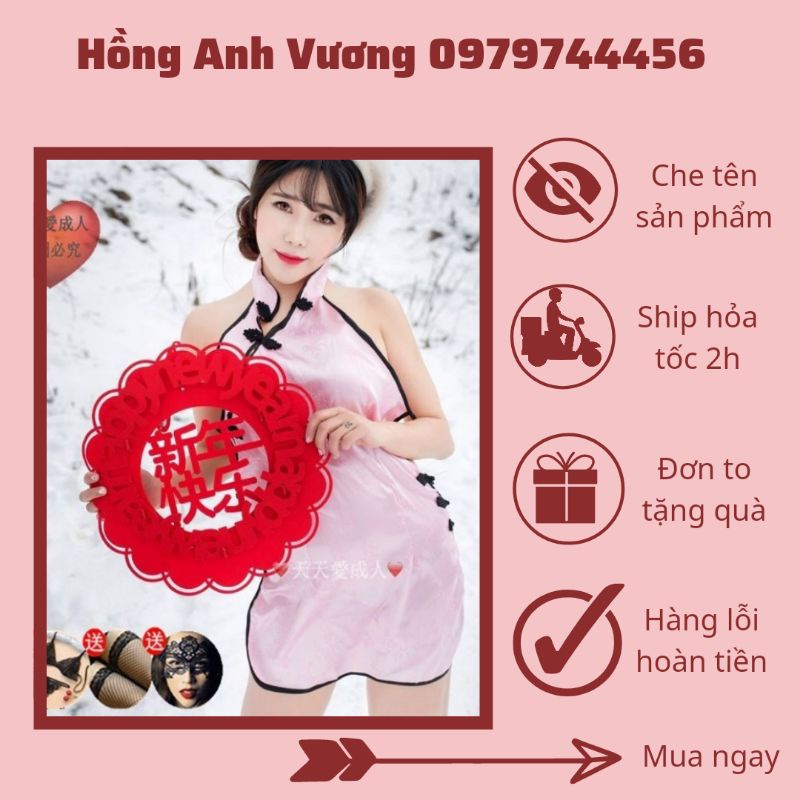 đồ hóa trang cổ trang sườn xám cô gái trung hoa đan dây tùy chỉnh gợi cảm